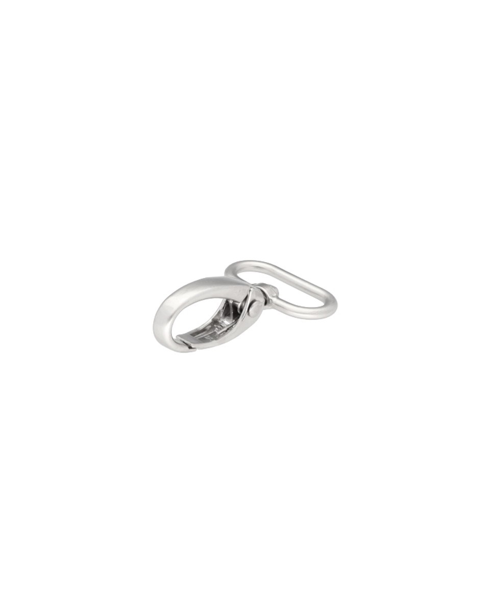 METAL SNAP HOOK 25 MM  0037&nbspNICKEL MATT 1  PCS