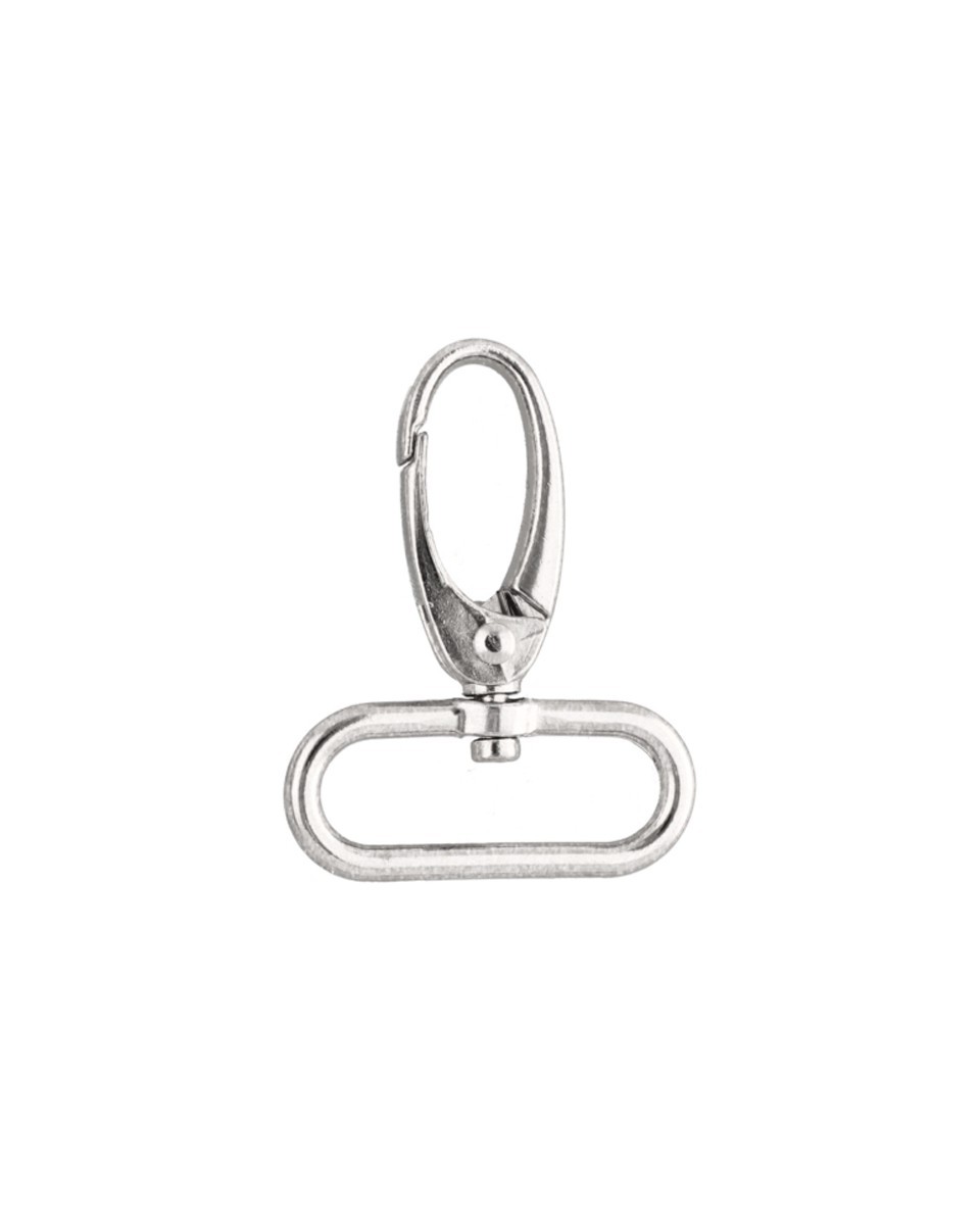 METAL SNAP HOOK 32 MM 0037 GLOSSY NICKEL PCS