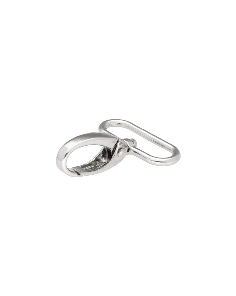 METAL SNAP HOOK 32 MM 0037 GLOSSY NICKEL PCS