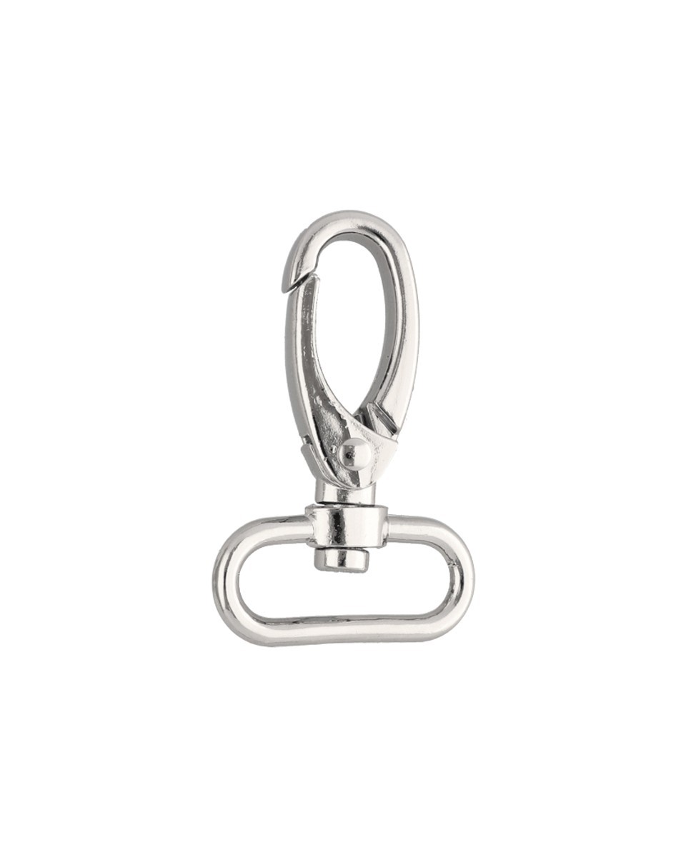 Karabińczyk metalowy 32 mm 0325-0152 krab nikiel połysk