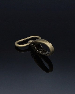 METAL SNAP  HOOK 0037 25  MM OLD GOLD 1  PCS