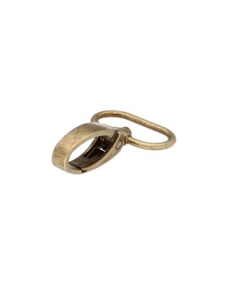 METAL SNAP  HOOK 0037 25  MM OLD GOLD 1  PCS