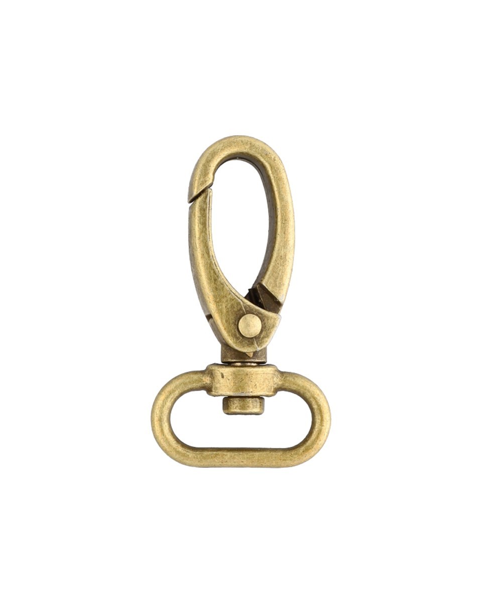 KARABINERHAKEN 0325-0152 25 MM ALTGOLD 1 ST.