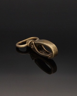 METAL SNAP HOOK 0325-0152 25 MM OLD GOLD 1 PCS
