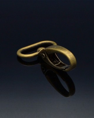 METAL SNAP HOOK 0325-0152 32 MM OLD GOLD 1    PCS