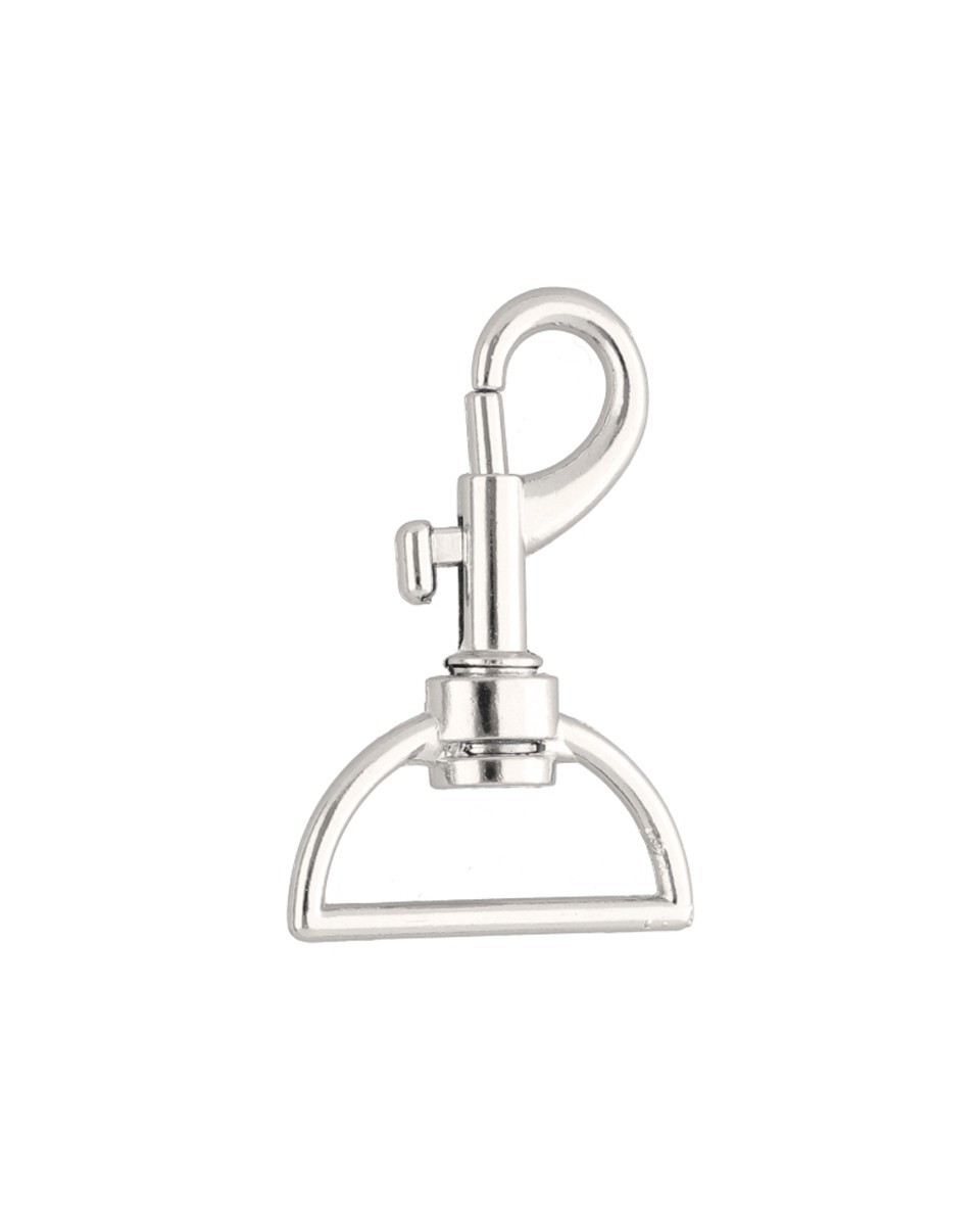 METAL  SNAP HOOK 31 MM  HERMAN NICKEL 100   PCS