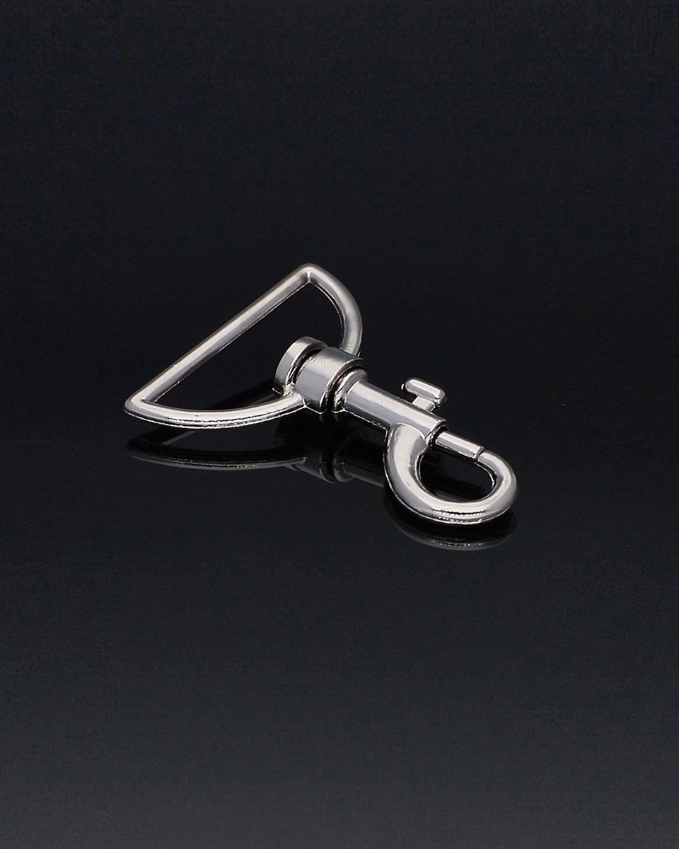 KARABINERHAKEN 38 MM  HERMAN NICKEL 1 ST.