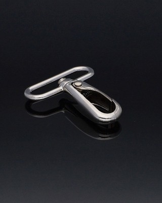 METAL SNAP HOOK 38 MM NICKEL 1 PCS