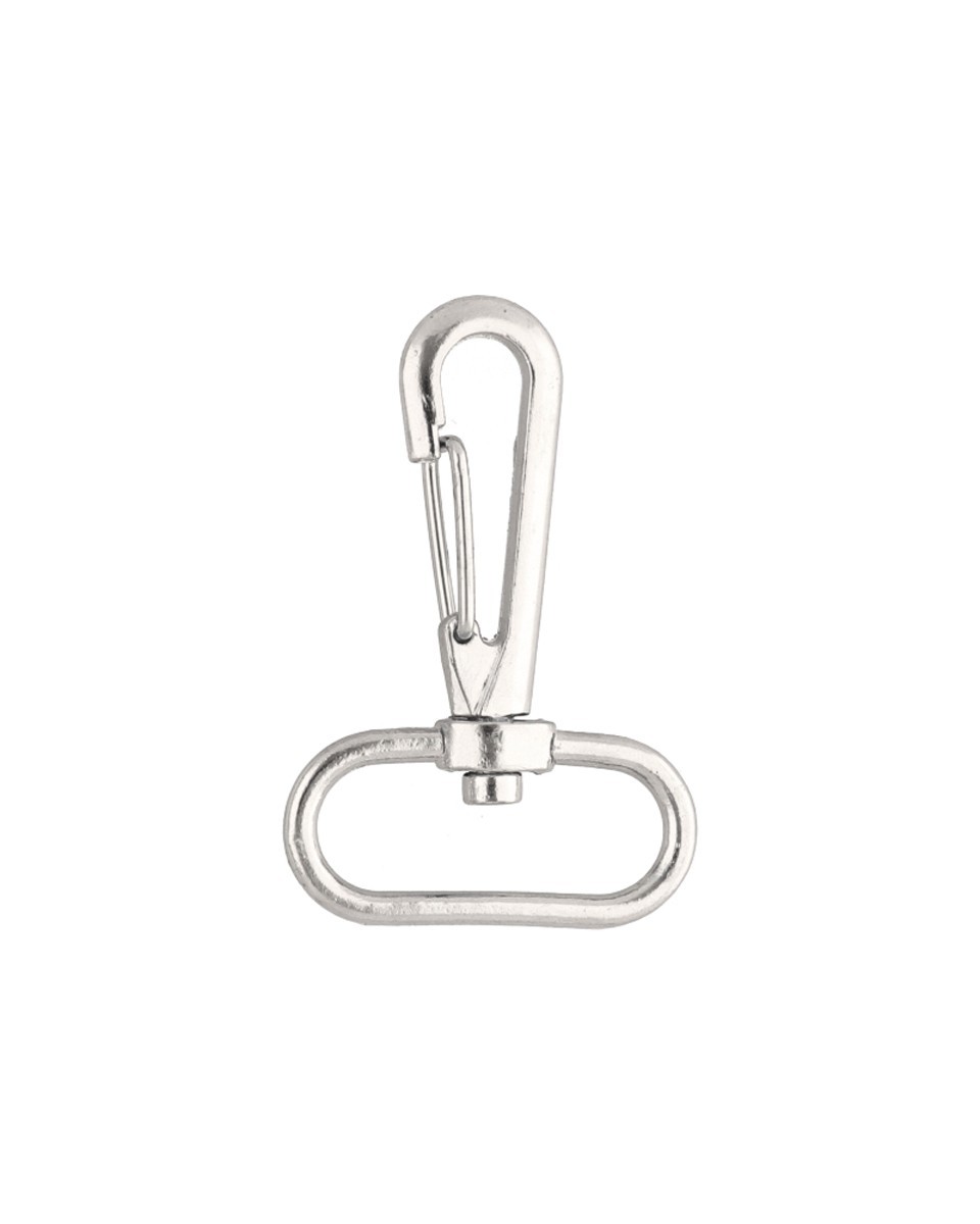 METAL SNAP HOOK 32 MM HIPOLIT NICKEL 100     PCS