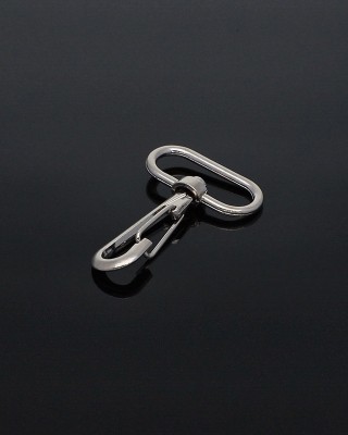 METAL SNAP HOOK 32 MM HIPOLIT NICKEL 100     PCS