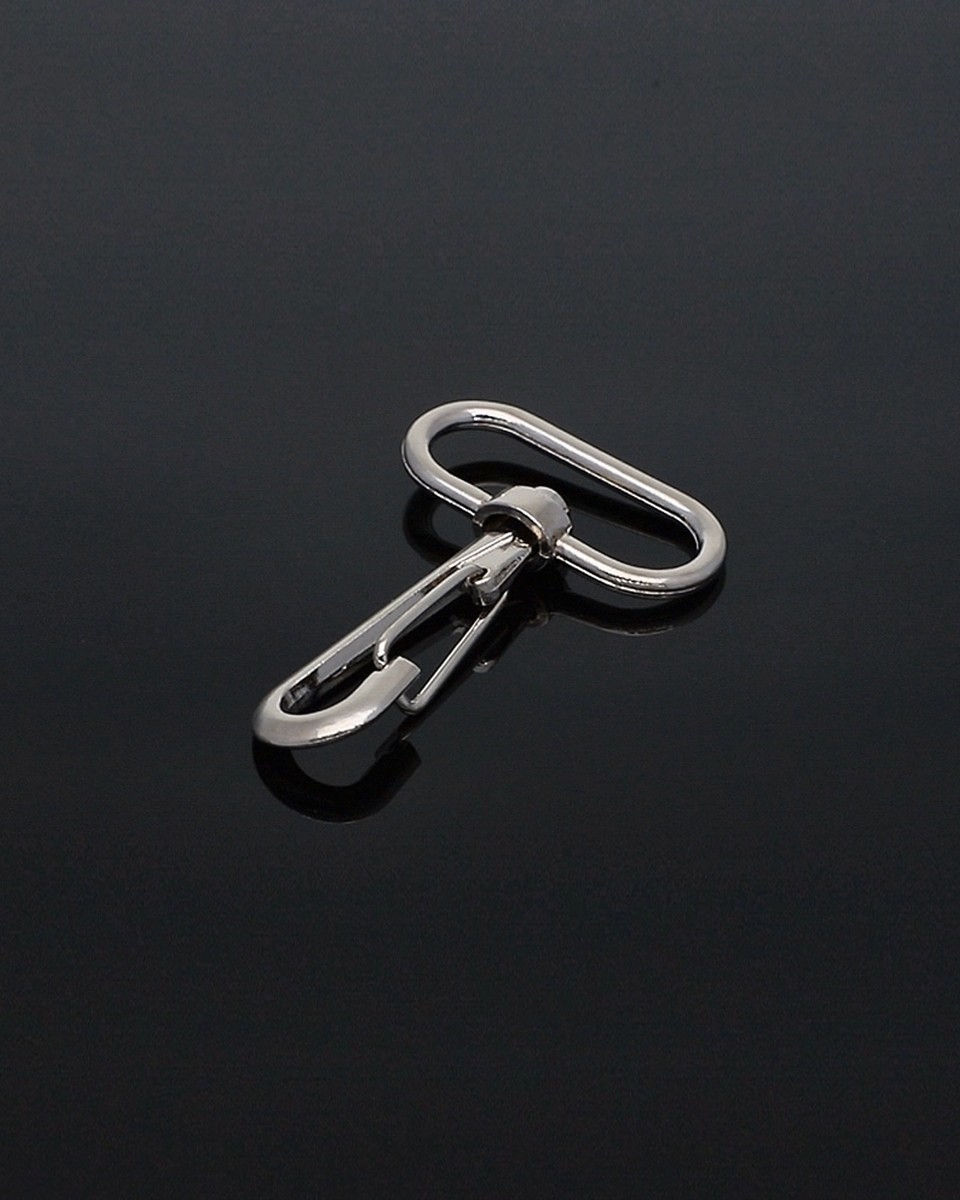 METAL SNAP HOOK 32 MM HIPOLIT NICKEL 100     PCS
