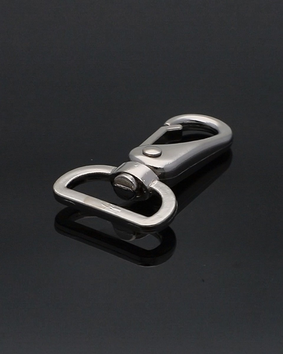 KARABINERHAKEN RF-175 26 MM ERYK NICKEL  1  ST.