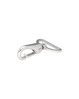 METAL SNAP HOOK RF-175 38 MM ERYK NICKEL 1    PCS