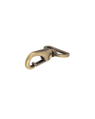 METAL  SNAP HOOK RF-175 26 MM ERYK OLD GOLD 1 PCS