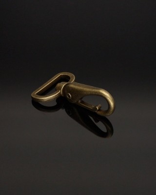 METAL  SNAP HOOK RF-175 32 MM ERYK OLD GOLD 1 PCS