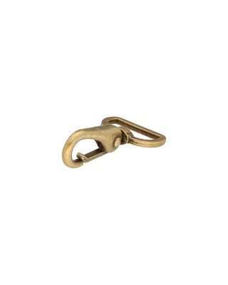 METAL  SNAP HOOK RF-175 32 MM ERYK OLD GOLD 1 PCS