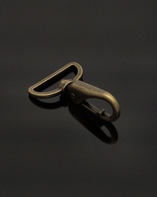 KARABINERHAKEN  RF-175 38 MM ERYK ALTGOLD 1 ST.