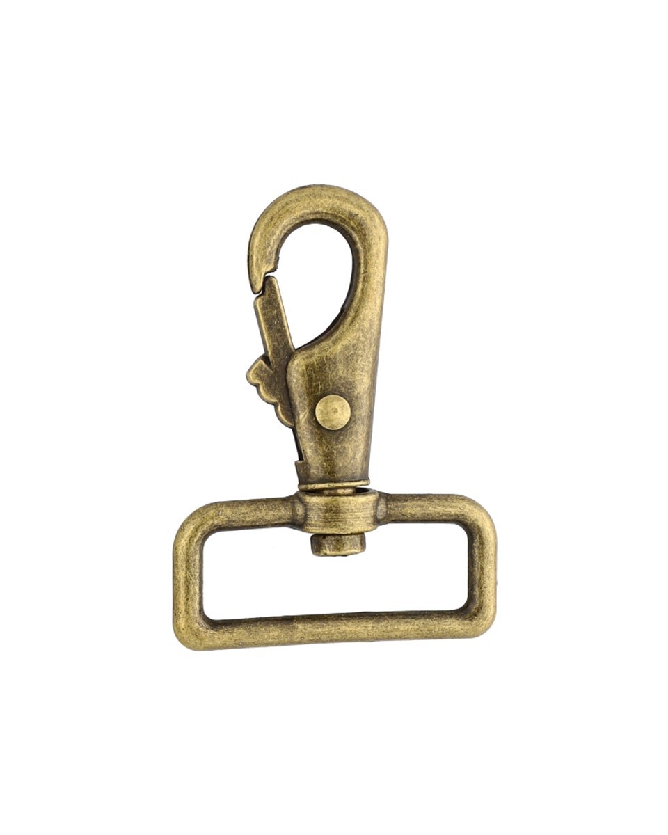 KARABINERHAKEN RF-178 38 MM HUGO  ALTGOLD 1 ST.