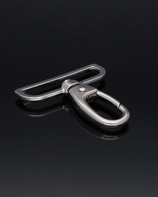 KARABINERHAKEN 50 MM NICKEL 1  ST.