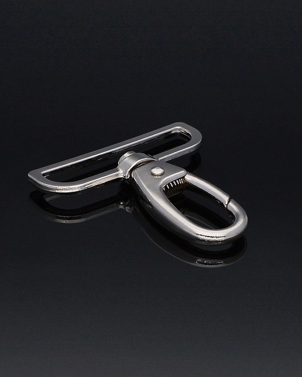METAL SNAP HOOK 50 MM NICKEL 1 PCS