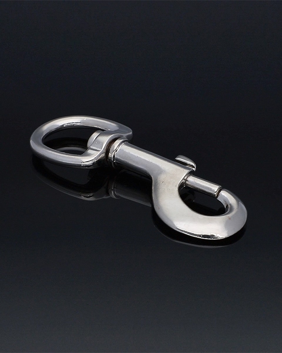 Karabińczyk metalowy 21 mm rf-207 Milo nikiel