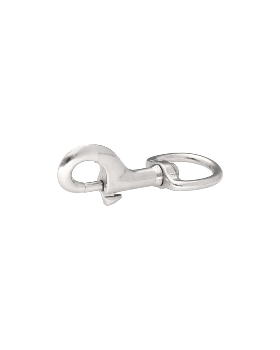 METAL SNAP  HOOK 21 MM MILO  NICKEL 1 PCS
