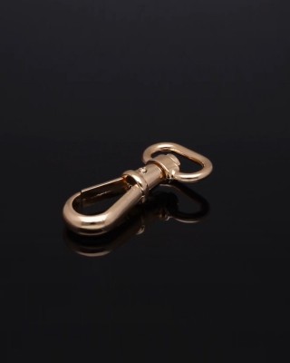 KARABINERHAKEN RF-877 22 MM   CYPRIAN LICHT GOLD 1  ST.