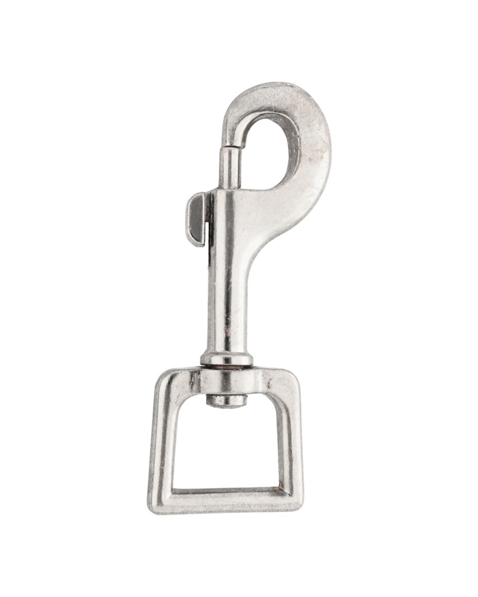 METAL SNAP HOOK 26 MM  BENJAMIN NICKEL 1 PCS - SECOND    TYPE
