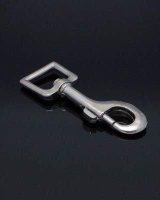 METAL SNAP HOOK 26 MM  BENJAMIN NICKEL 1 PCS - SECOND    TYPE