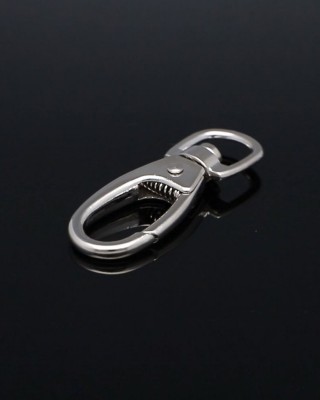 METAL SNAP HOOK 15 MM NICKEL 1 PCS