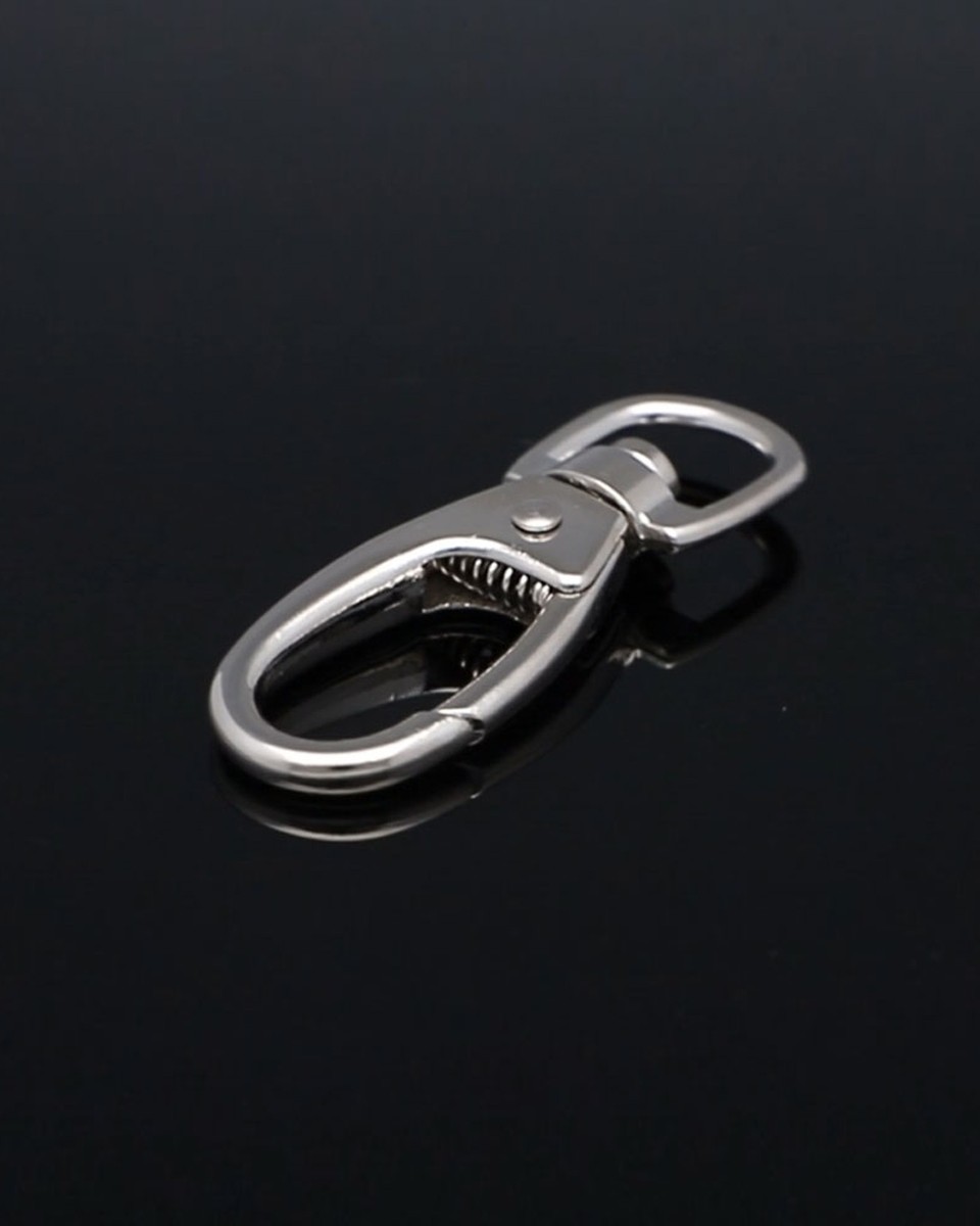 METAL SNAP HOOK 15 MM NICKEL 1 PCS