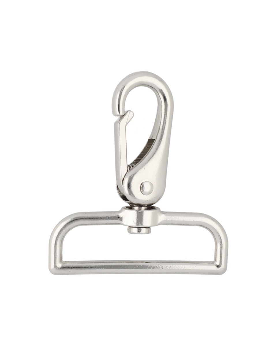 METAL SNAP   HOOK&nbsp50  MM  DOMINIK NICKEL 1 PCS