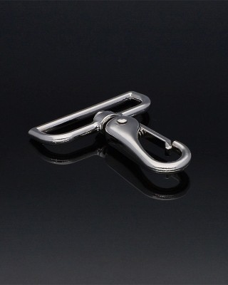 METAL SNAP   HOOK&nbsp50  MM  DOMINIK NICKEL 1 PCS