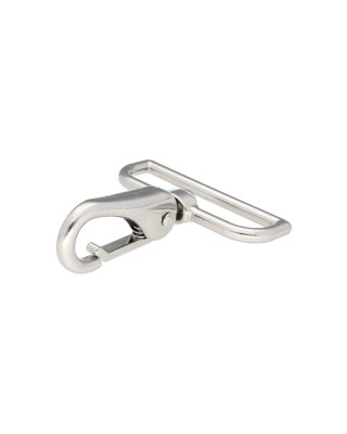METAL SNAP   HOOK&nbsp50  MM  DOMINIK NICKEL 1 PCS