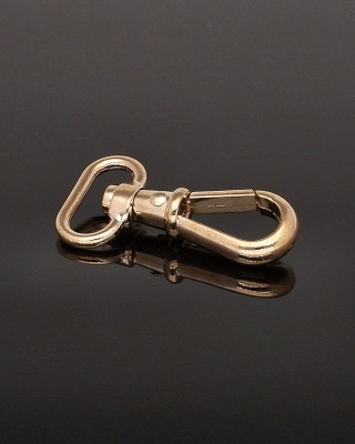 METAL SNAP HOOK RF-877 25  MM CYPRIAN LIGHT    GOLD 1 PCS