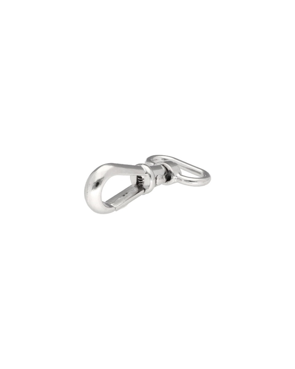 KARABINERHAKEN 25 MM  CYPRIAN NICKEL 1   ST.