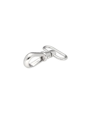 METAL SNAP HOOK 32 MM  CYPRIAN NICKEL 1  PCS