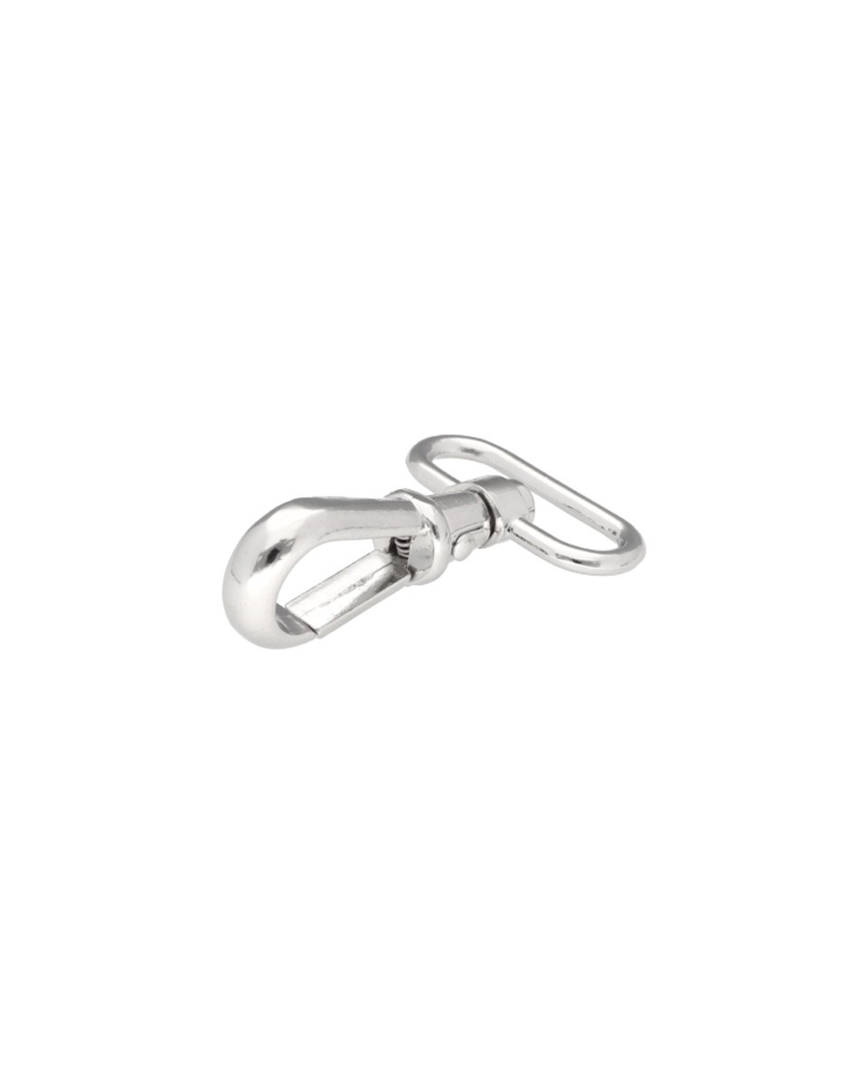 METAL SNAP HOOK 32 MM  CYPRIAN NICKEL 1  PCS