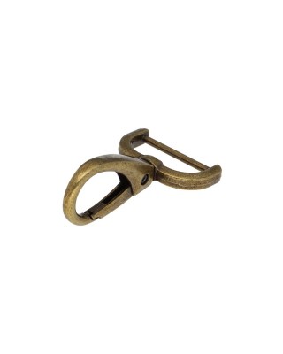 METAL SNAP HOOK 25 MM  MAURYCY&nbspOLD    GOLD&nbsp1  PCS