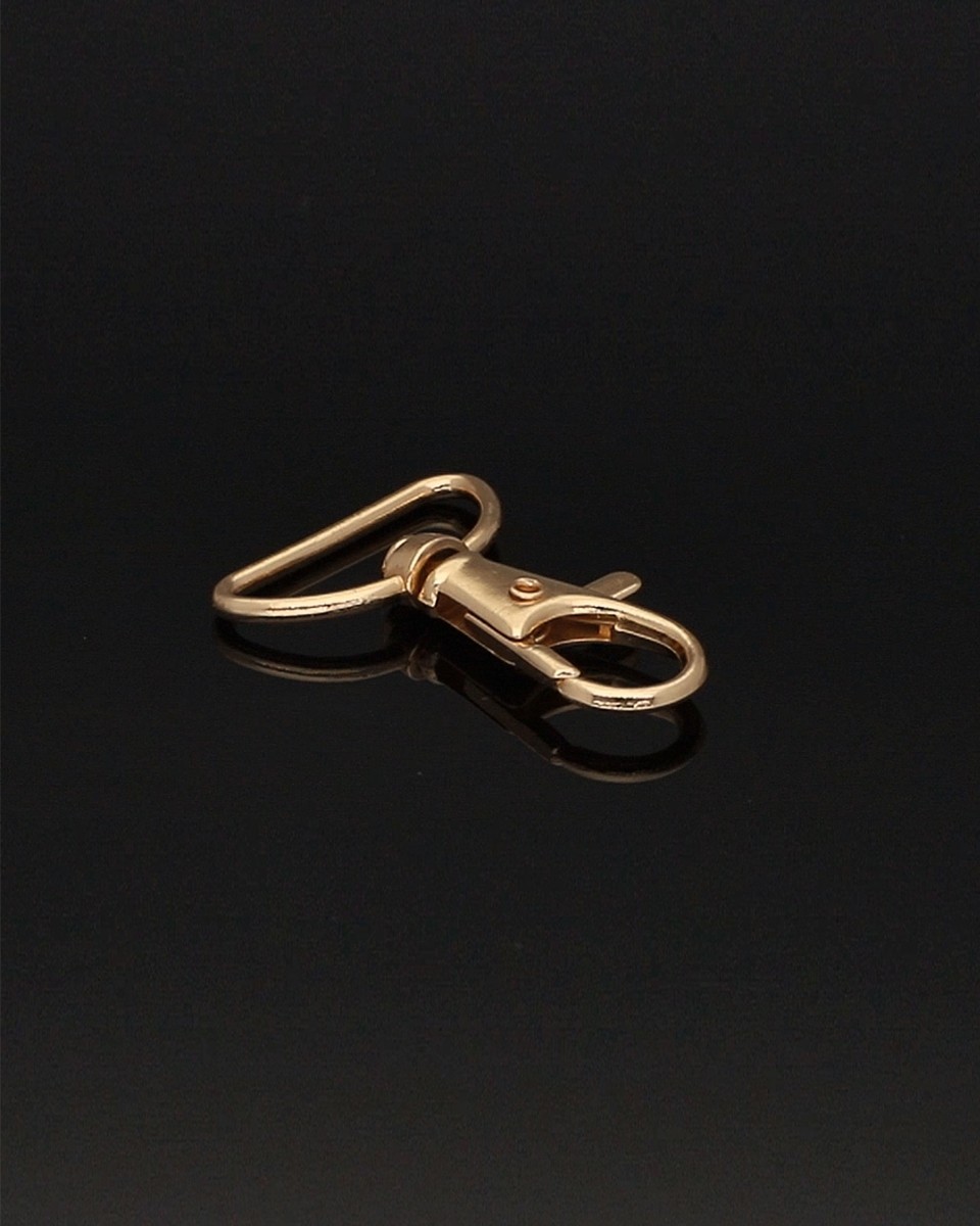 METAL  SNAP HOOK 25 MM&nbspGOLD 100 PCS