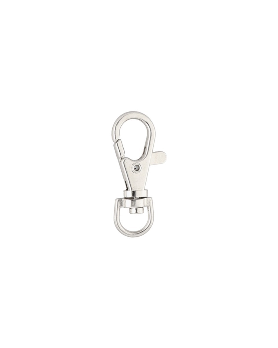 METAL SNAP HOOK&nbsp10 MM NICKEL 500 PCS