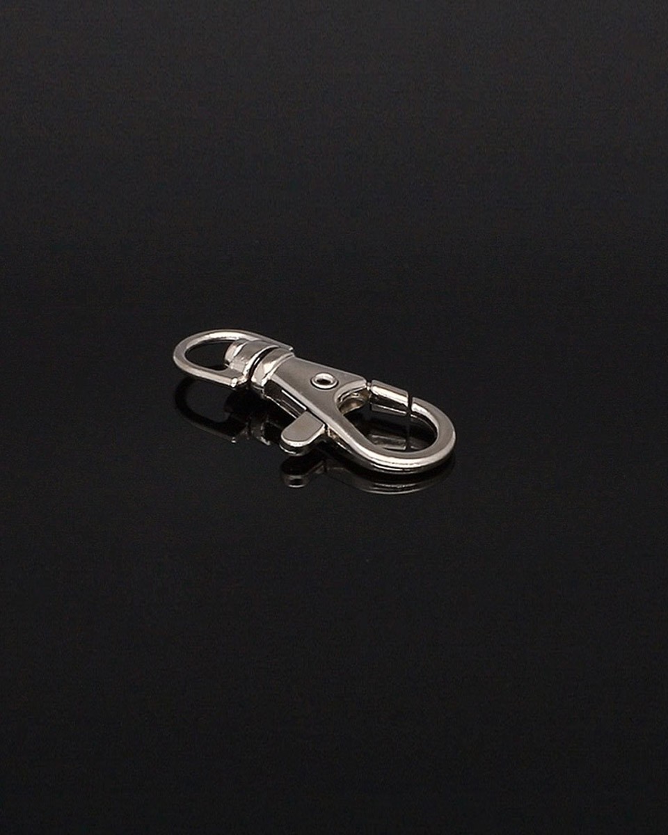 METAL SNAP HOOK&nbsp10 MM NICKEL 500 PCS