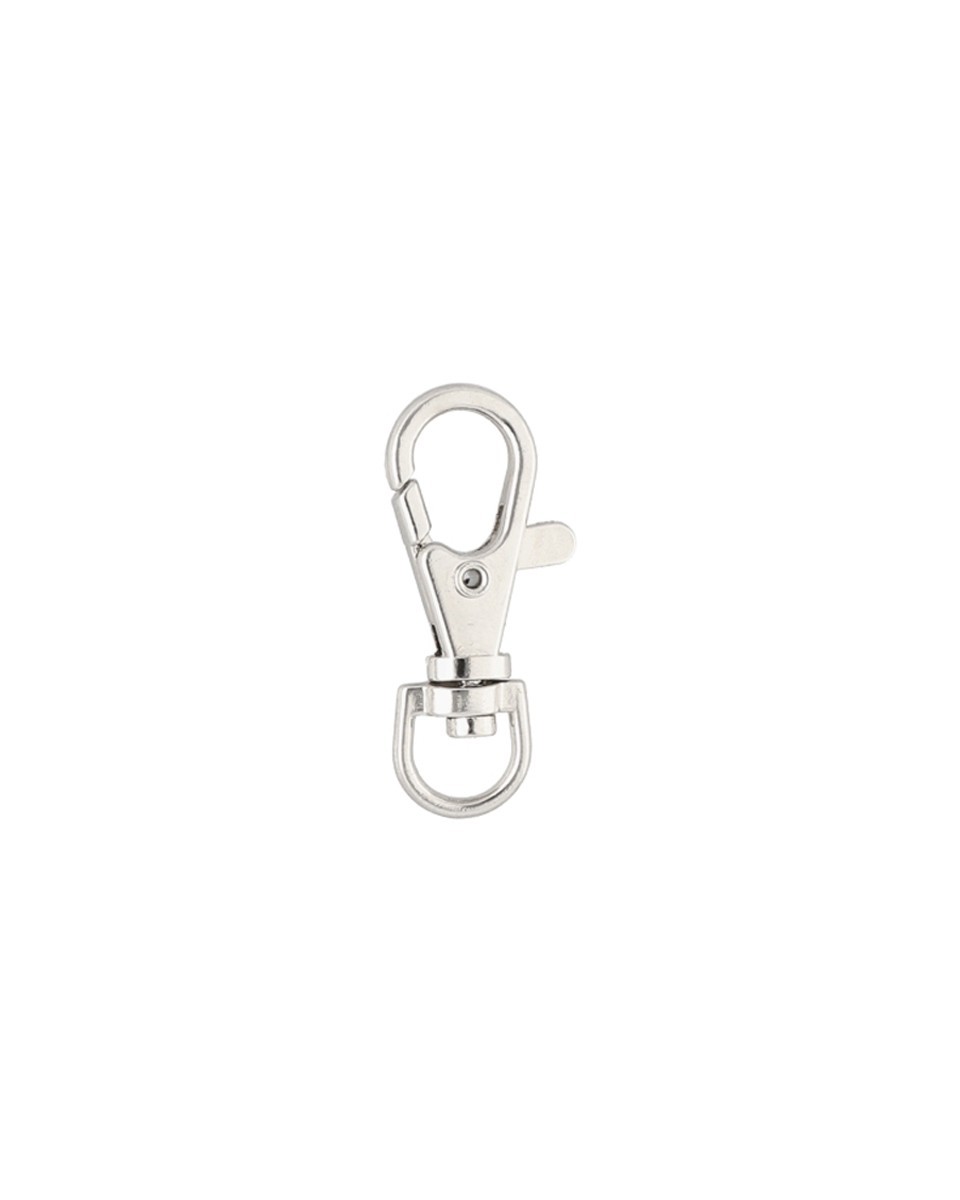 METAL SNAP HOOK&nbsp9 MM NICKEL 100 PCS