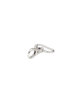 METAL SNAP HOOK 25 MM NICKEL 100 PCS
