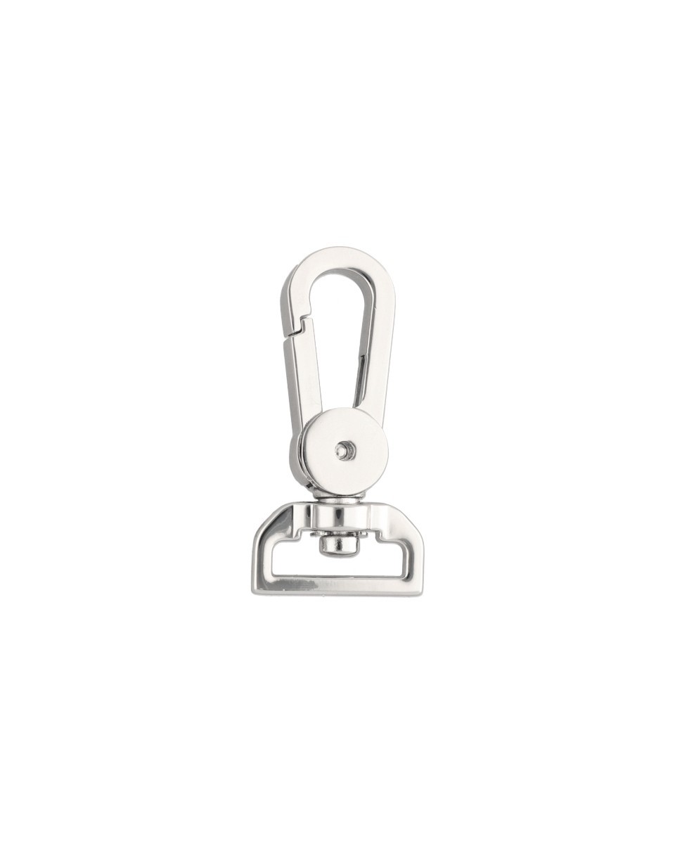 Karabińczyk metalowy 20 mm yme0586(0267) nikiel połysk