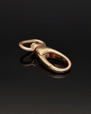 EXTRA  GLANZ KARABINERHAKEN YME3102B(0274) 20 MM JEREMI  LICHT GOLD 1 ST.