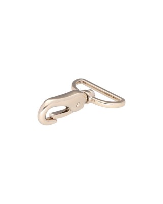 EXTRA SHINING METAL SNAP HOOK YME3112(0276) 38   MM  ALEKSANDER LIGHT GOLD 1 PCS