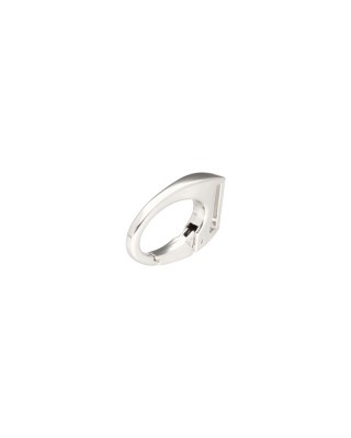 EXTRA  SHINING METAL SNAP HOOK 19 MM OLBRACHT GLOSSY NICKEL 1 PCS