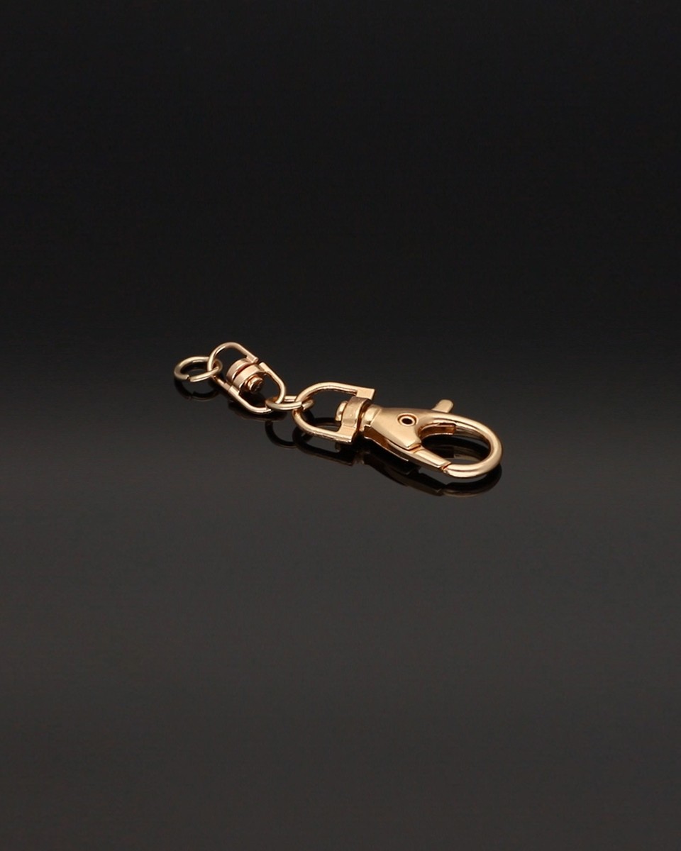 PENDANT KEYCHAIN 325-106 EWA LIGHT GOLD