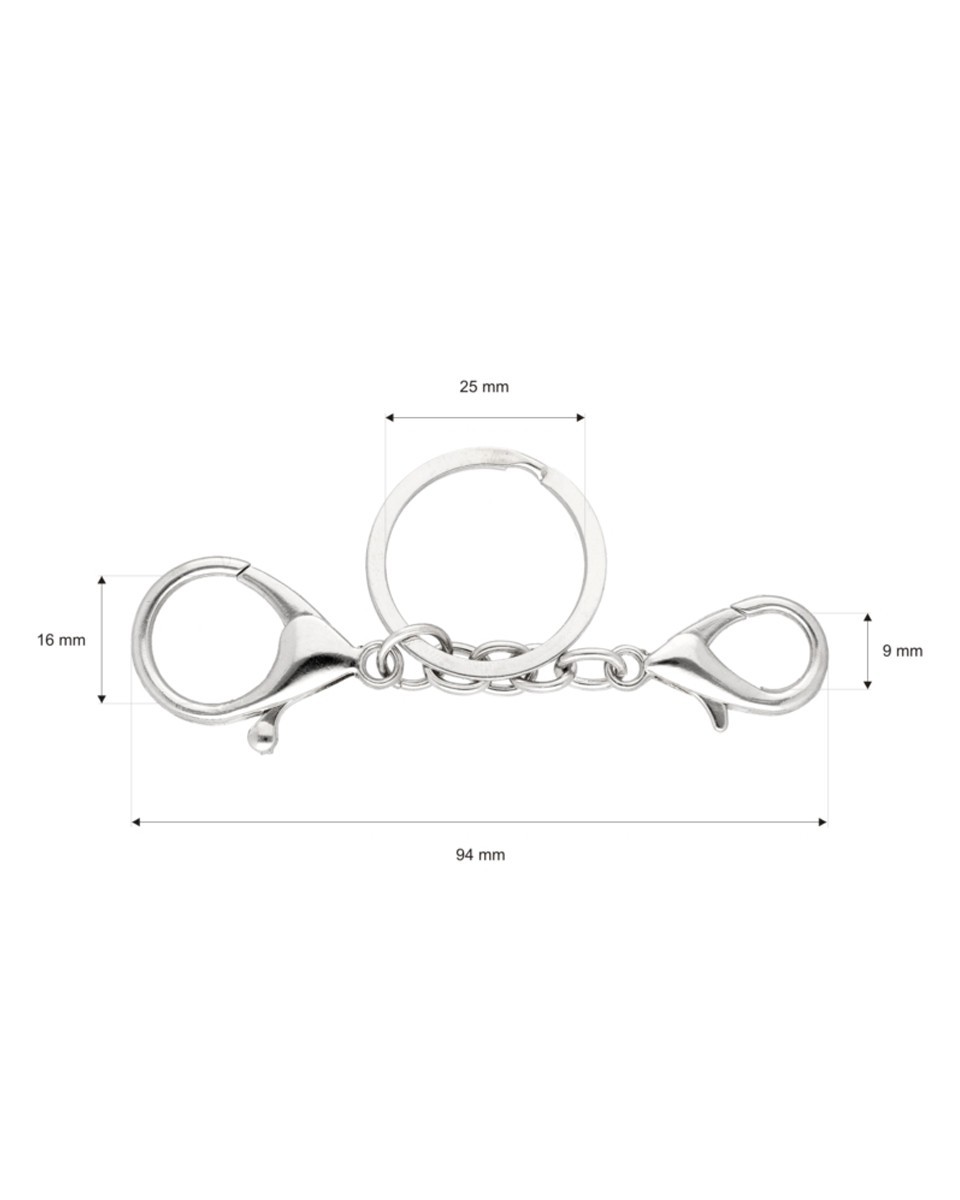 PENDANT KEYCHAIN 325-109 EWA NICKEL